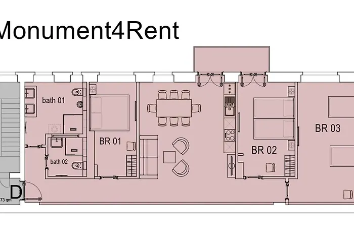 1,292 Sq Ft Historic Landmark, Checkpoint Charlie Apartman *